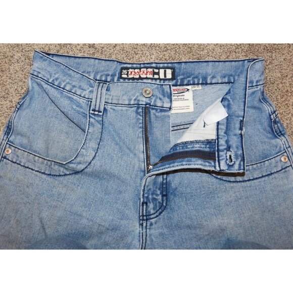 JNCO Twin Cannon Classic Wide Leg Jeans Mens 32x32 Antique Wash Y2K Baggy Skater - Picture 11 of 13